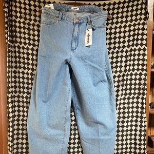 Wrangler high rise barrel jeans